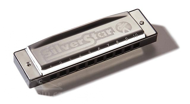 Hohner Silver Star D - foukací harmonika
