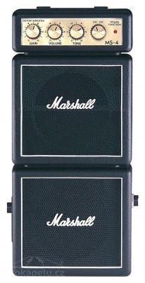 Marshall MS 4 - tranzistorové kytarové mikrokombo
