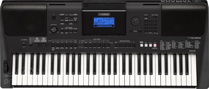 Yamaha PSR E453 - klávesy s dynamikou