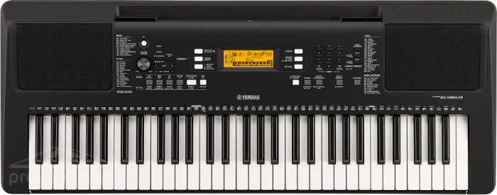 Yamaha PSR E363 - klávesy s dynamikou