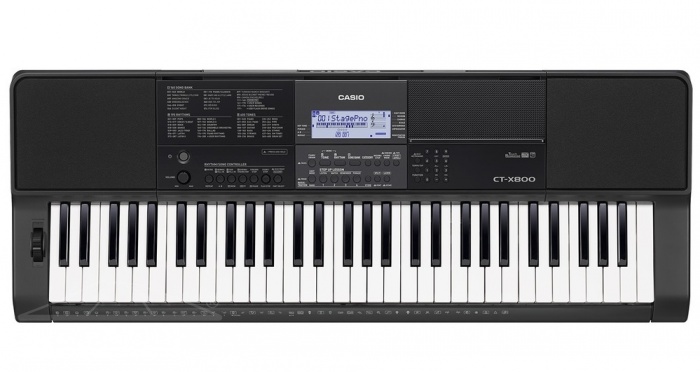 Casio CT X800 - klávesy s dynamikou