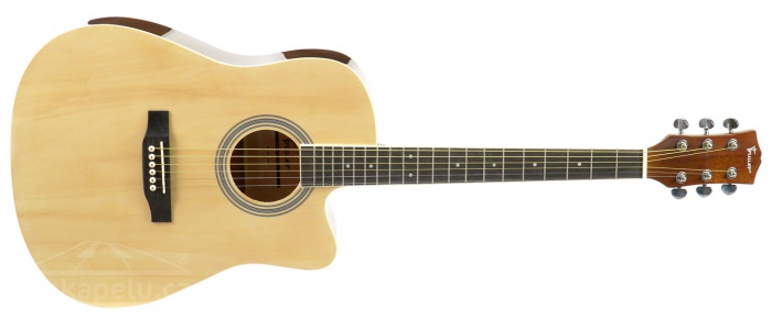 Truwer WG C 4111 NT - westernová kytara natural s výkrojem