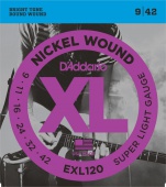 D'Addario EXL 120 - kovové struny pro elektrickou kytaru 09/42