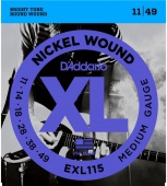 D'Addario EXL 115 - kovové struny pro elektrickou kytaru 11/49