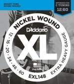 D'Addario EXL 148 - kovové struny pro elektrickou kytaru 12/60