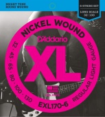 D'Addario EXL 170 6 - struny na šestistrunnou baskytaru