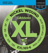 D'Addario EXL 165 6 - struny na šestistrunnou baskytaru