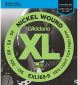 D'Addario EXL 165 5 - struny na pětistrunnou baskytaru