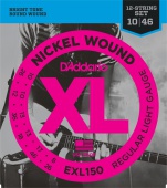 D'Addario EXL 150 - struny na dvanáctistrunnou elektrickou kytaru 10/46