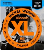 D'Addario EXL 110 7 10/59 - struny na sedmistrunnou elektrickou kytaru