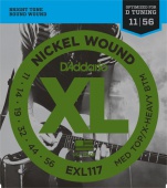 D'Addario EXL 117 11/56 - struny na elektrickou kytaru