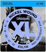 D'Addario EXL 116 - struny na elektrickou kytaru 11/52