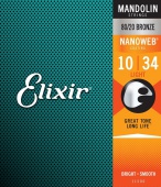 Elixir 11500 - Nanoweb (light) 10/34 - struny na mandolínu