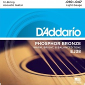 D'Addario EJ 38 - struny na akustickou kytaru 10/47