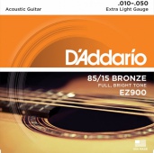 D'Addario EZ900 Br (extra light) 10/50 - kovové struny pro akustickou kytaru