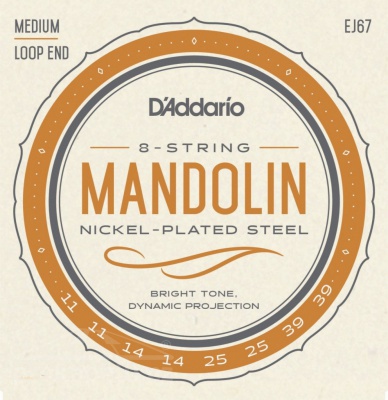 D'Addario J 67 - struny na mandolinu