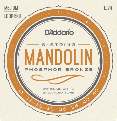D'Addario EJ 74 - struny na mandolínu