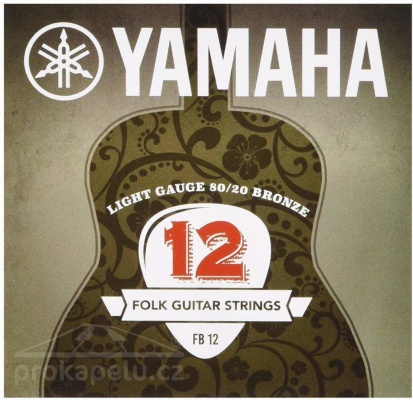 Yamaha FB 12 - kovové struny pro akustickou kytaru 12/53