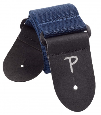 PERRI'S LEATHERS Poly Pro Extra Long Navy - kytarový popruh