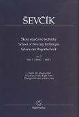 Škola smyčcové techniky opus 2 sešit 1. - Ševčík