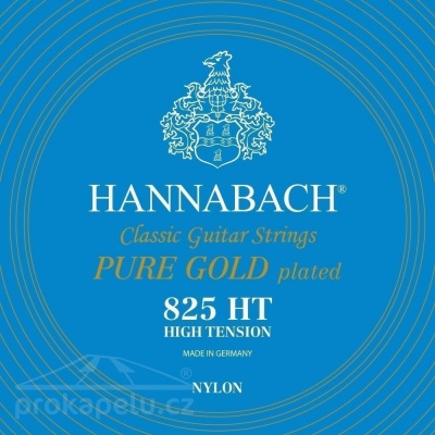 Hannabach 825 HT - nylonové struny pro klasickou kytaru (vyšší pnutí)