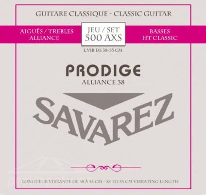 Savarez 500 AXS - nylonové struny pro 1/2 klasickou kytaru