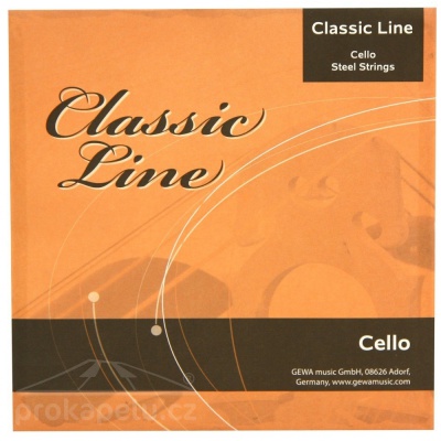 GEWApure Classic Line Struny pro Cello 1/2