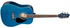 Stagg SA20 D 3/4 BLUE - westernová kytara