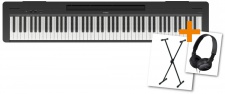 YAMAHA P145 SET 2XS - přenosné piano + sluchátka Sony + stojan X