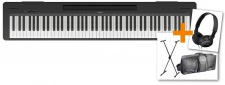 YAMAHA P145 SET 3XSO - přenosné piano + Hi-fi sluchátka + stojan X + obal