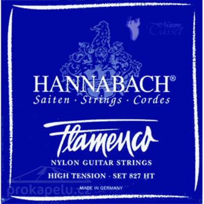 Hannabach 827 HT Flamenco - nylonové struny pro klasickou kytaru (high tension)