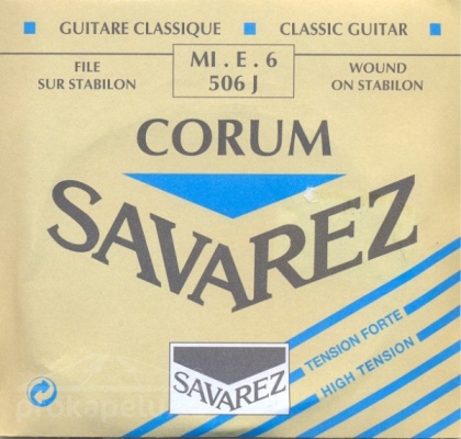 Savarez struna E6 506 J Corum - nylonová struna pro klasickou kytaru (high tension)