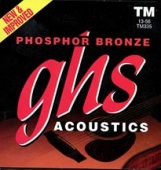 GHS TM 335 PhBr - kovové struny pro akustickou kytaru 13/56