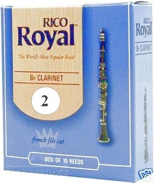 Plátek Rico Royal pro B klarinet - tvrdost 2