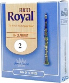 Plátek Rico Royal pro B klarinet - tvrdost 2