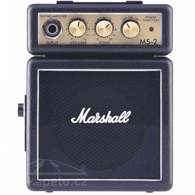 Marshall MS 2 - tranzistorové kytarové mikrokombo