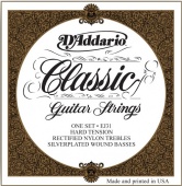 D'Addario EJ 31 - nylonové struny pro klasickou kytaru